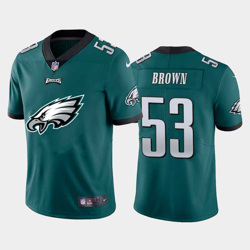 Nike Eagles 53 Jatavis Brown Green Team Big Logo Vapor Untouchable Limited Jersey Dzhi,We sell and wholesale Nike Eagles 53 Jatavis Brown Green Team Big Logo Vapor Untouchable Limited Jersey Dzhi on line form chian!